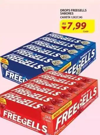 Assaí Atacadista Drops Freegells Sabores oferta