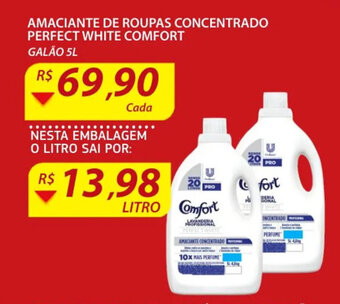 Assaí Atacadista Amaciante de roupas concentrado Perfect White Comfort 5L oferta