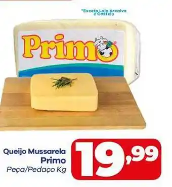 Barracão Supermercado Queijo Mussarela Primo 1kg oferta