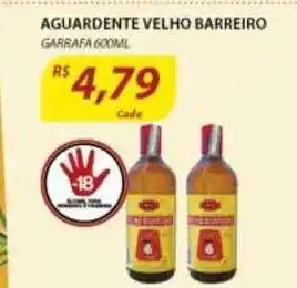 Assaí Atacadista Aguardente Velho Barreiro 600ml oferta