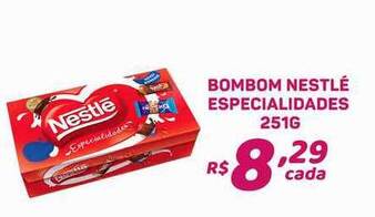 Bahamas Supermercados Bombom Nestlé Especialidades 251g oferta