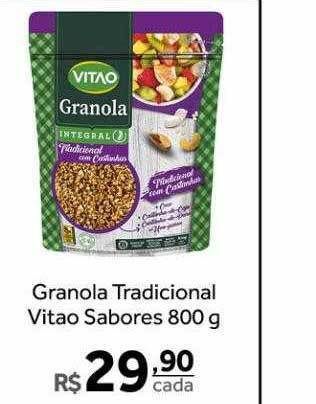Verdemar Supermercado Granola tradicional vitao sabores oferta