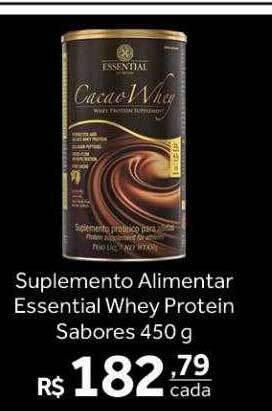 Verdemar Supermercado Suplemento alimentar essential whey protein sabores oferta