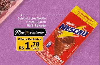 Verdemar Supermercado Bebida láctea nestlé nescau oferta