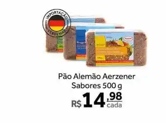 Pão alemão aerzener sabores