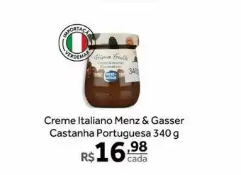 Creme italiano menz & gasser castanha portuguêsa
