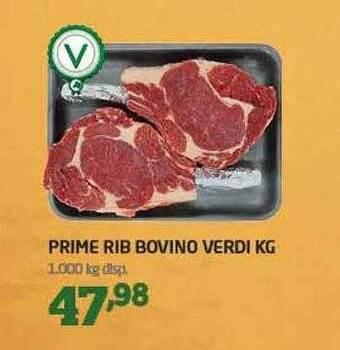 Prime rib bovino verdi kg