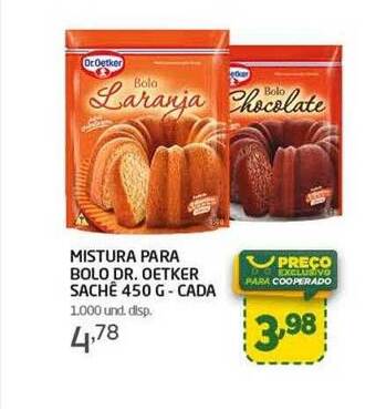 Cooper Mistura para bolo dr oetker oferta