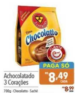 Supermercados Condor Achocolatado 3 Corações 700g oferta