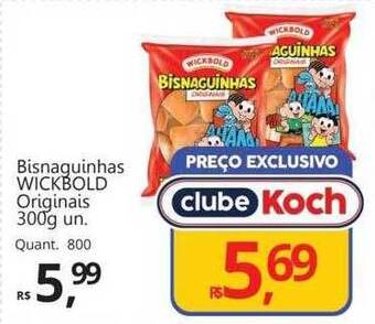 Bisnaguinhas wickbold originais