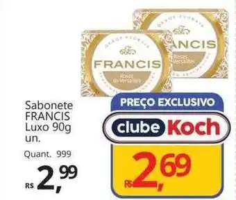 Supermercados Koch Sabonete francis luxo oferta