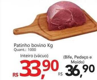 Supermercados Koch Patinho bovino oferta