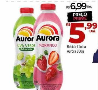 Brasão Supermercados Bebida láctea aurora oferta