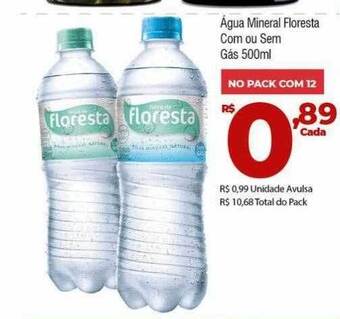 Brasão Supermercados Água mineral floresta com ou sem gás oferta
