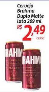 Comper Cerveja brahma duplo malte oferta