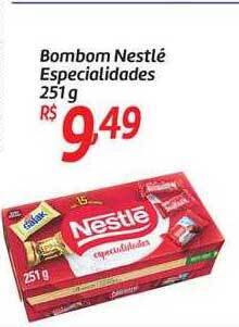 Comper Bombom nestlé especialidades oferta