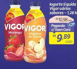 Comper Iogurte liquido vigor varios sabores oferta