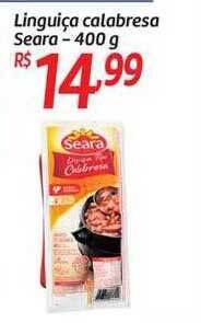 Comper Linguiça calabresa seara oferta