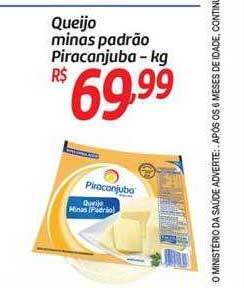 Comper Queijo minas padrão piracanjuba oferta