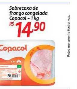 Sobrecoxa de frango congelada copacol