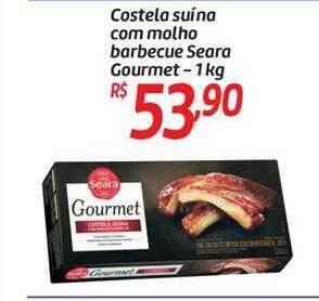Comper Costela suina com molho barbecue seara gourmet oferta
