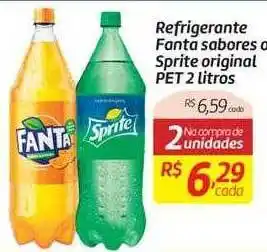 Comper Refrigerante fanta sabores ou sprite original oferta