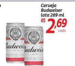 Comper Cerveja budweiser oferta