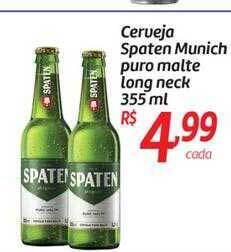 Comper Cerveja spaten munich puro malte long neck oferta