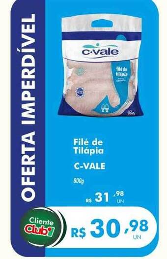 Irani Supermercados Filé de tilápia c-vale oferta