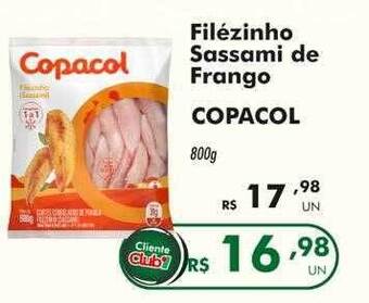Irani Supermercados Filézinho sassami de frango copacol oferta