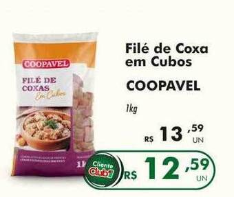 Irani Supermercados Filé de coxa em cubos coopavel oferta