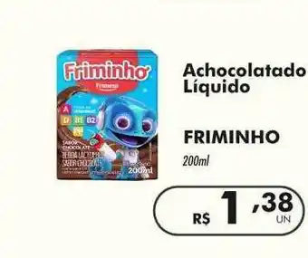 Achocolatado liquido friminho