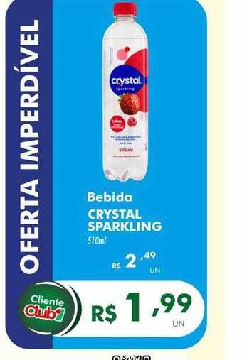 Irani Supermercados Bebida crystal sparkling oferta