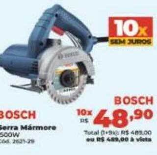 Lojas Becker Bosch serra mármore oferta