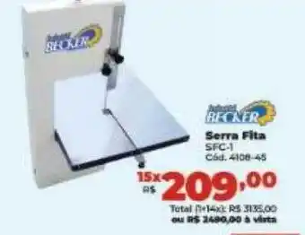 Lojas Becker Becker serra fita oferta