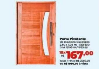 Lojas Becker Porta pivotante oferta