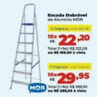 Escada dobrável mor