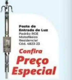 Poste de entrada de luz
