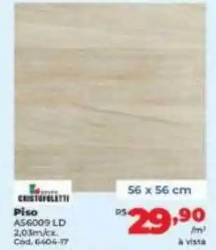 Lojas Becker Piso 56x56 cm oferta
