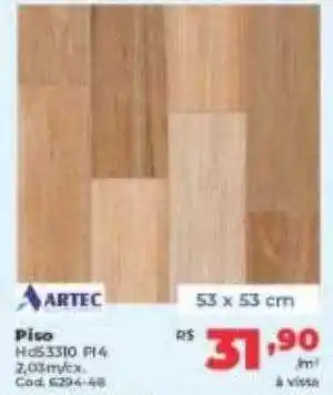Lojas Becker Piso 53x53 cm artec oferta