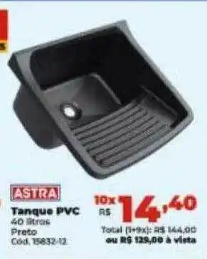 Lojas Becker Tanque pvc astra oferta