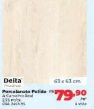 Lojas Becker Delta porcelanato polido oferta