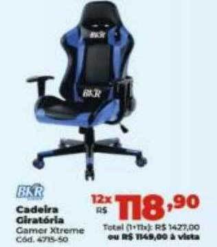 Lojas Becker Bkr cadeira giratória oferta