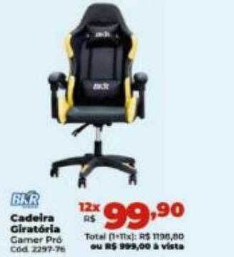 Lojas Becker Cadeira giratória bkr oferta