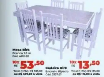 Lojas Becker Mesa birk cadeira birk oferta