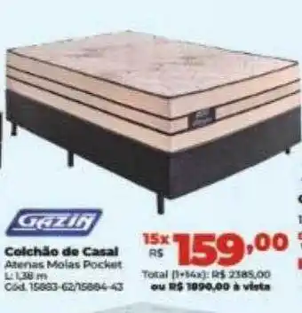 Gazin colchão de casal