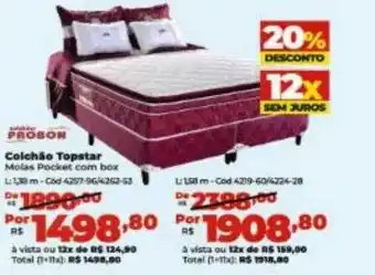 Colchão topstar probon