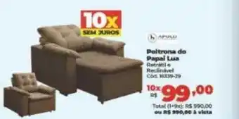 Lojas Becker Poltrona do papai lua oferta