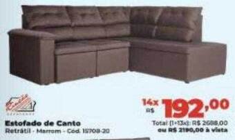 Lojas Becker Estofado de canto oferta