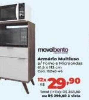 Lojas Becker Movelbento armário multiuso oferta
